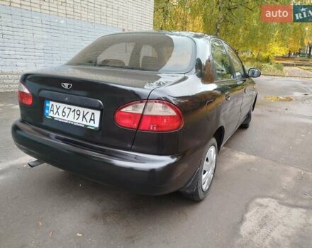 Черный Дэу Ланос, объемом двигателя 1.5 л и пробегом 351 тыс. км за 2000 $, фото 1 на Automoto.ua