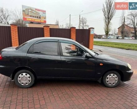 Черный Дэу Ланос, объемом двигателя 1.5 л и пробегом 225 тыс. км за 2999 $, фото 5 на Automoto.ua