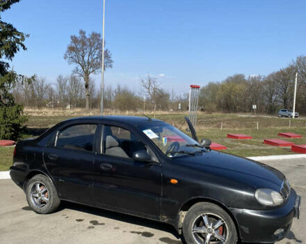 Дэу Ланос 2008 в Жидачов на Automoto.ua Черный Дэу Ланос, объемом двигателя 1.5 л и пробегом 204 тыс. км за 2000 $, фото 1 на Automoto.ua