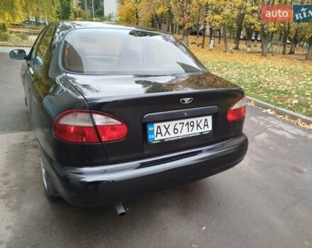 Черный Дэу Ланос, объемом двигателя 1.5 л и пробегом 351 тыс. км за 2000 $, фото 3 на Automoto.ua