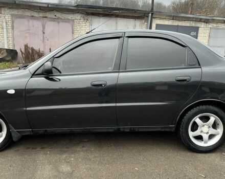 Черный Дэу Ланос, объемом двигателя 1.4 л и пробегом 108 тыс. км за 2500 $, фото 2 на Automoto.ua