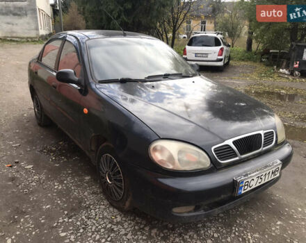 Черный Дэу Ланос, объемом двигателя 1.5 л и пробегом 150 тыс. км за 950 $, фото 7 на Automoto.ua