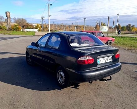 Деу Ланос 2009 у Жашкове на Automoto.ua Чорний Деу Ланос, об'ємом двигуна 1.5 л та пробігом 313 тис. км за 1650 $, фото 3 на Automoto.ua