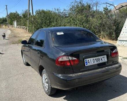 Черный Дэу Ланос, объемом двигателя 1.5 л и пробегом 200 тыс. км за 2500 $, фото 3 на Automoto.ua