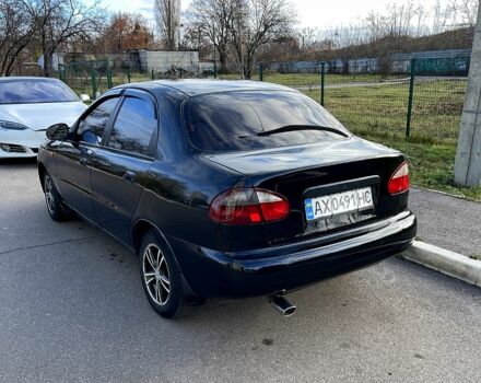 Черный Дэу Ланос, объемом двигателя 1.6 л и пробегом 326 тыс. км за 2700 $, фото 1 на Automoto.ua