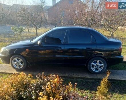 Черный Дэу Ланос, объемом двигателя 1.5 л и пробегом 76 тыс. км за 2300 $, фото 4 на Automoto.ua