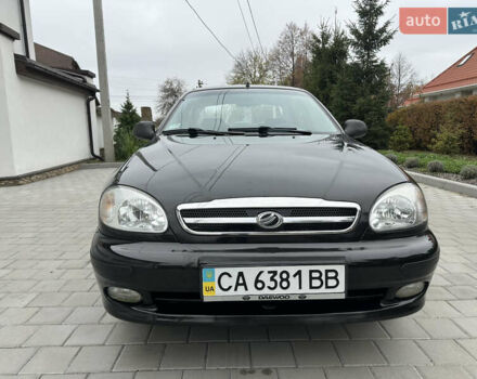 Черный Дэу Ланос, объемом двигателя 1.5 л и пробегом 158 тыс. км за 2850 $, фото 3 на Automoto.ua