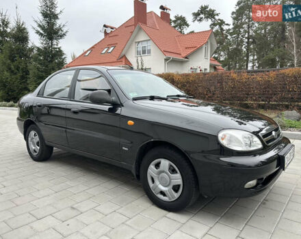Черный Дэу Ланос, объемом двигателя 1.5 л и пробегом 158 тыс. км за 2850 $, фото 1 на Automoto.ua