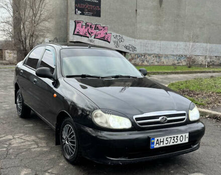 Черный Дэу Ланос, объемом двигателя 1.5 л и пробегом 270 тыс. км за 2550 $, фото 1 на Automoto.ua