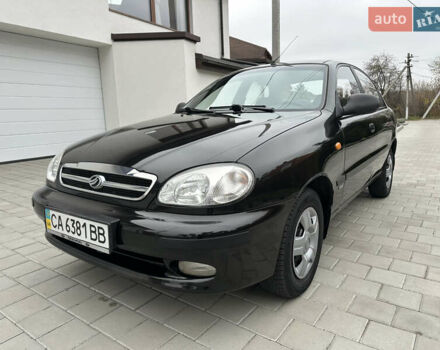 Черный Дэу Ланос, объемом двигателя 1.5 л и пробегом 158 тыс. км за 2850 $, фото 4 на Automoto.ua