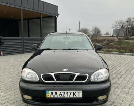 Черный Дэу Ланос, объемом двигателя 1.5 л и пробегом 158 тыс. км за 3100 $, фото 1 на Automoto.ua