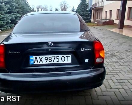 Черный Дэу Ланос, объемом двигателя 1.5 л и пробегом 170 тыс. км за 2500 $, фото 4 на Automoto.ua
