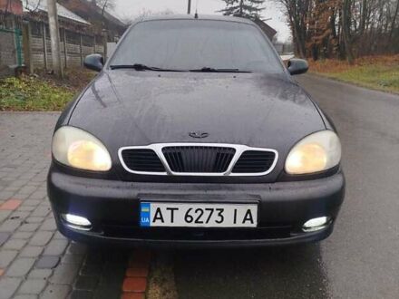 Черный Дэу Ланос, объемом двигателя 1.5 л и пробегом 200 тыс. км за 2150 $, фото 1 на Automoto.ua