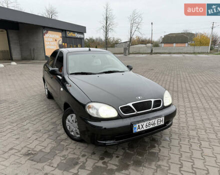 Черный Дэу Ланос, объемом двигателя 1.5 л и пробегом 251 тыс. км за 2550 $, фото 1 на Automoto.ua