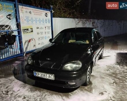 Черный Дэу Ланос, объемом двигателя 1.5 л и пробегом 350 тыс. км за 1850 $, фото 1 на Automoto.ua