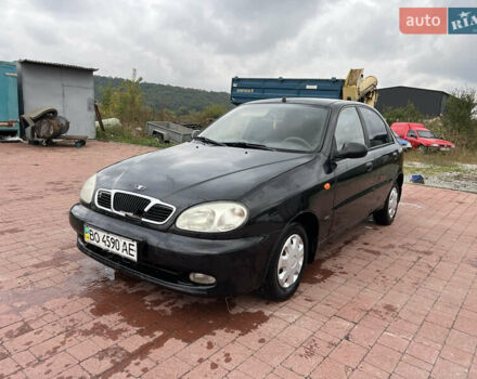 Чорний Деу Ланос, об'ємом двигуна 1.5 л та пробігом 189 тис. км за 1450 $, фото 1 на Automoto.ua