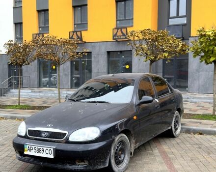 Черный Дэу Ланос, объемом двигателя 1.5 л и пробегом 0 тыс. км за 1100 $, фото 1 на Automoto.ua