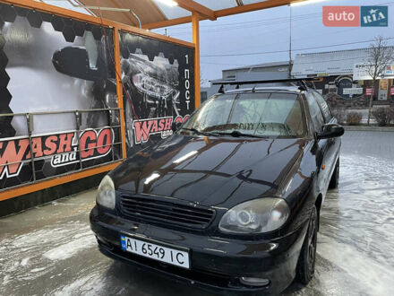 Черный Дэу Ланос, объемом двигателя 1.5 л и пробегом 145 тыс. км за 1799 $, фото 1 на Automoto.ua