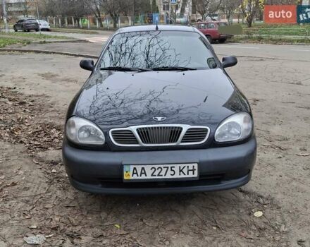 Черный Дэу Ланос, объемом двигателя 1.5 л и пробегом 366 тыс. км за 2300 $, фото 1 на Automoto.ua