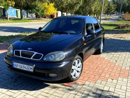 Черный Дэу Ланос, объемом двигателя 1.5 л и пробегом 230 тыс. км за 3100 $, фото 1 на Automoto.ua