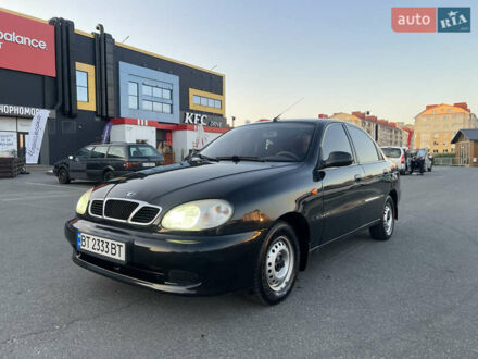 Чорний Деу Ланос, об'ємом двигуна 1.5 л та пробігом 152 тис. км за 3199 $, фото 1 на Automoto.ua