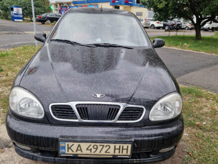 Чорний Деу Ланос, об'ємом двигуна 1.5 л та пробігом 42 тис. км за 3000 $, фото 1 на Automoto.ua