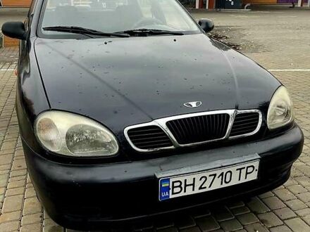 Черный Дэу Ланос, объемом двигателя 1.5 л и пробегом 160 тыс. км за 1800 $, фото 1 на Automoto.ua