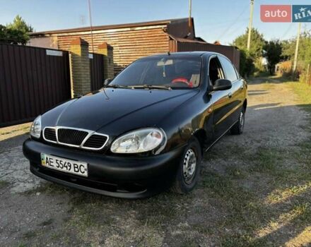 Черный Дэу Ланос, объемом двигателя 1.5 л и пробегом 328 тыс. км за 1299 $, фото 1 на Automoto.ua