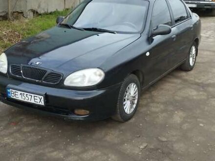 Черный Дэу Ланос, объемом двигателя 1.5 л и пробегом 244 тыс. км за 1650 $, фото 1 на Automoto.ua