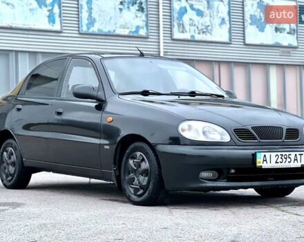 Черный Дэу Ланос, объемом двигателя 1.5 л и пробегом 653 тыс. км за 2199 $, фото 1 на Automoto.ua