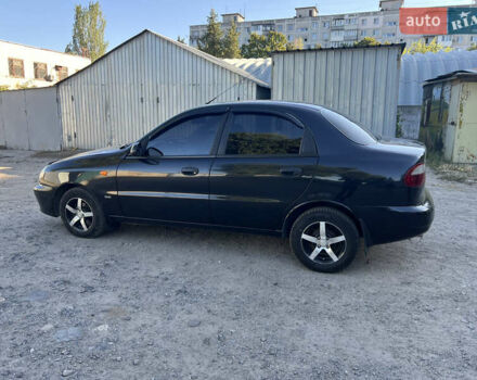 Черный Дэу Ланос, объемом двигателя 1.5 л и пробегом 134 тыс. км за 4000 $, фото 1 на Automoto.ua