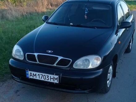 Дэу Ланос 2006 в Овруче на Automoto.ua Черный Дэу Ланос, объемом двигателя 1.5 л и пробегом 248 тыс. км за 1800 $, фото 1 на Automoto.ua