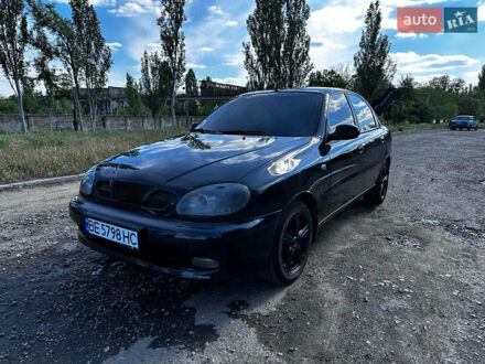 Дэу Ланос 2006 в Николаеве на Automoto.ua Черный Дэу Ланос, объемом двигателя 1.5 л и пробегом 220 тыс. км за 3100 $, фото 1 на Automoto.ua