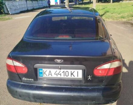 Черный Дэу Ланос, объемом двигателя 1.5 л и пробегом 284 тыс. км за 1800 $, фото 1 на Automoto.ua