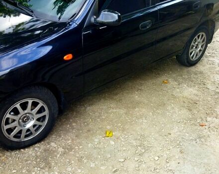 Черный Дэу Ланос, объемом двигателя 1.5 л и пробегом 187 тыс. км за 2600 $, фото 1 на Automoto.ua