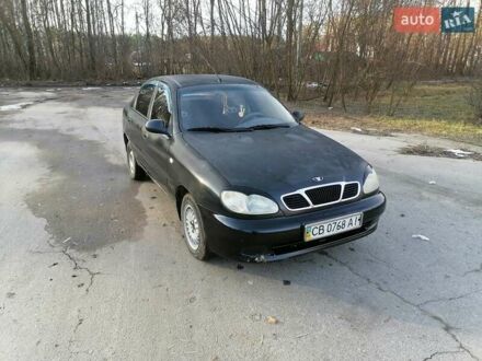 Дэу Ланос 2006 в Городне на Automoto.ua Черный Дэу Ланос, объемом двигателя 1.5 л и пробегом 300 тыс. км за 1650 $, фото 1 на Automoto.ua