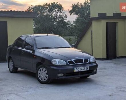Чорний Деу Ланос, об'ємом двигуна 1.3 л та пробігом 150 тис. км за 1400 $, фото 1 на Automoto.ua