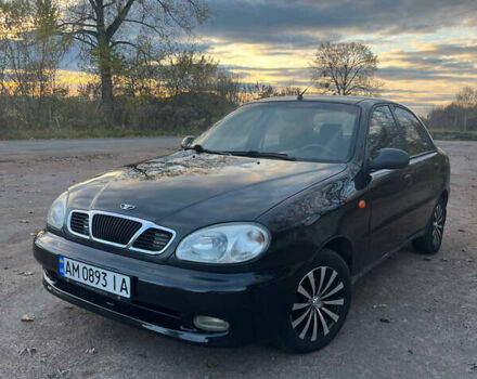 Чорний Деу Ланос, об'ємом двигуна 1.5 л та пробігом 113 тис. км за 2700 $, фото 1 на Automoto.ua