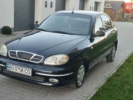 Черный Дэу Ланос, объемом двигателя 1.5 л и пробегом 145 тыс. км за 1950 $, фото 1 на Automoto.ua