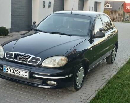 Чорний Деу Ланос, об'ємом двигуна 1.5 л та пробігом 145 тис. км за 1950 $, фото 1 на Automoto.ua