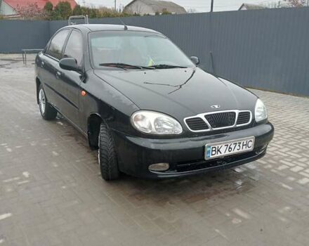 Черный Дэу Ланос, объемом двигателя 1.5 л и пробегом 224 тыс. км за 1499 $, фото 1 на Automoto.ua