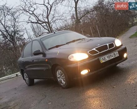 Чорний Деу Ланос, об'ємом двигуна 1.5 л та пробігом 123 тис. км за 2200 $, фото 1 на Automoto.ua