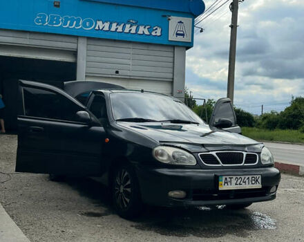 Черный Дэу Ланос, объемом двигателя 1.5 л и пробегом 186 тыс. км за 2100 $, фото 1 на Automoto.ua