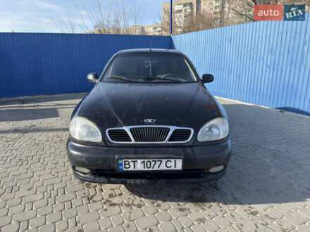 Чорний Деу Ланос, об'ємом двигуна 1.5 л та пробігом 201 тис. км за 1700 $, фото 1 на Automoto.ua