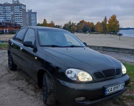 Черный Дэу Ланос, объемом двигателя 1.5 л и пробегом 289 тыс. км за 1700 $, фото 1 на Automoto.ua