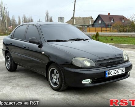 Черный Дэу Ланос, объемом двигателя 1.5 л и пробегом 240 тыс. км за 2750 $, фото 1 на Automoto.ua