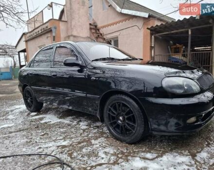 Чорний Деу Ланос, об'ємом двигуна 1.6 л та пробігом 63 тис. км за 4200 $, фото 1 на Automoto.ua