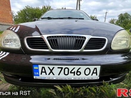 Черный Дэу Ланос, объемом двигателя 1.5 л и пробегом 176 тыс. км за 2500 $, фото 1 на Automoto.ua