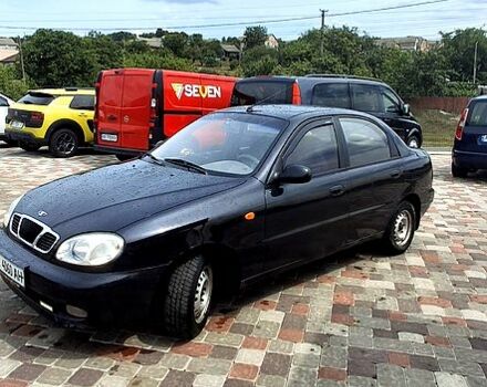 Чорний Деу Ланос, об'ємом двигуна 1.5 л та пробігом 177 тис. км за 2200 $, фото 1 на Automoto.ua
