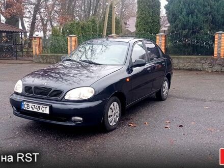 Черный Дэу Ланос, объемом двигателя 1.5 л и пробегом 230 тыс. км за 2350 $, фото 1 на Automoto.ua